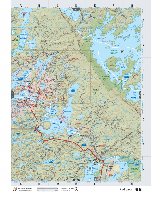 Printed TOPO Maps 1:85,000 scale - Paper Maps - KBM Outdoors