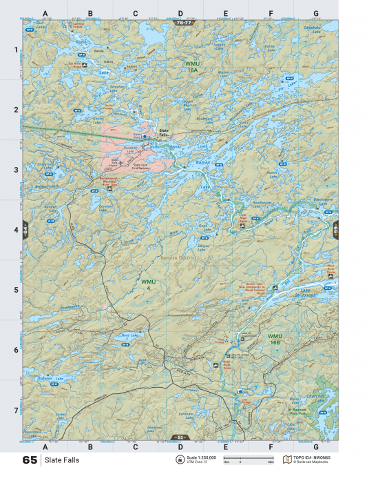 Printed TOPO Maps 1:85,000 scale - Paper Maps - KBM Outdoors