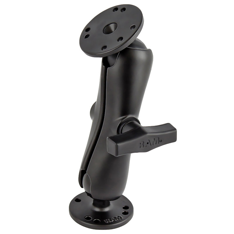 RAM® Double Ball Mount with Two Round Plates (RAM-101U) - KBM Outdoors