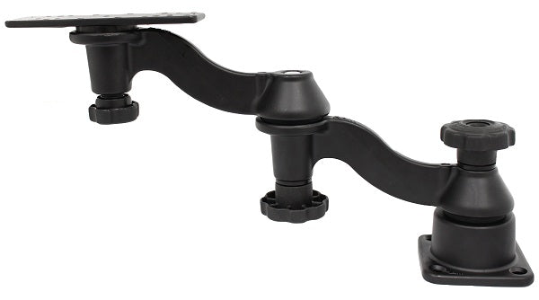 RAM® Horizontal 12" Swing Arm Mount for Fishfinders & Plotters (RAM-109H-1U) - KBM Outdoors