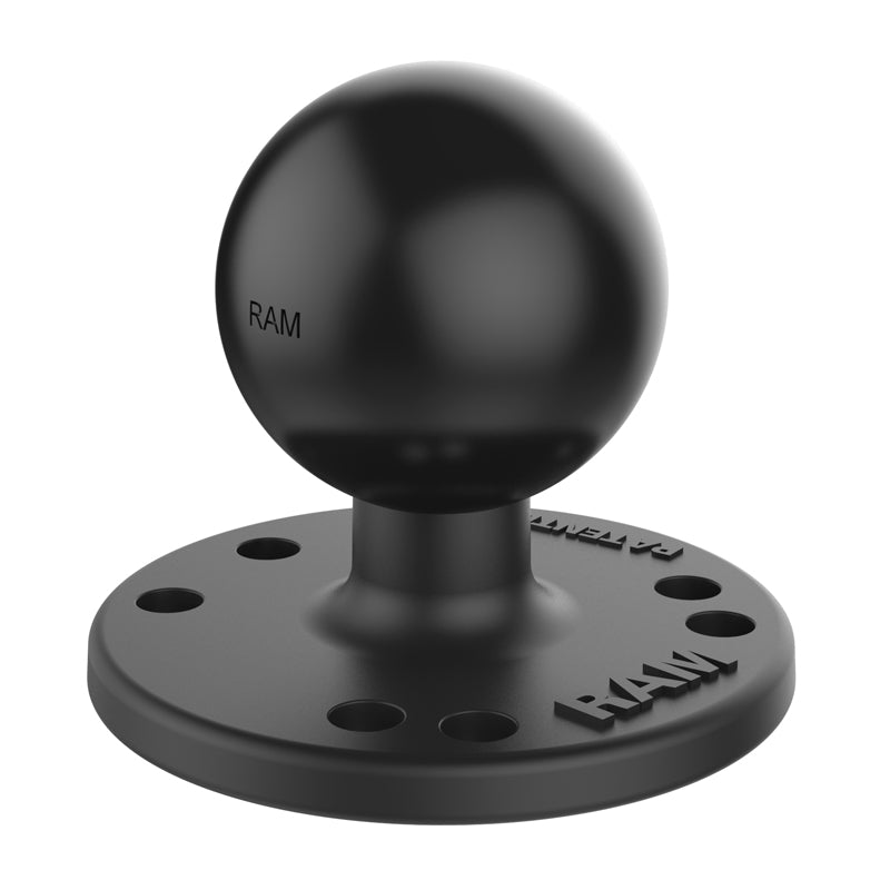 RAM® Round Plate with Ball (RAM-202U) - KBM Outdoors