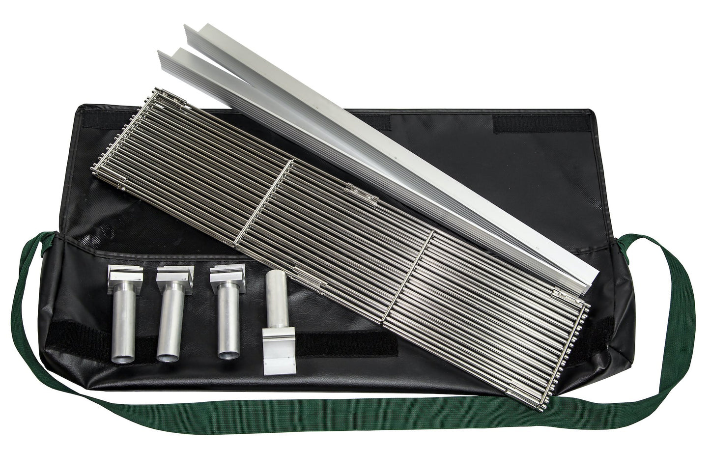 FireSide Pop-Up Pit Tri-Fold portable grilling grates - KBM Outdoors