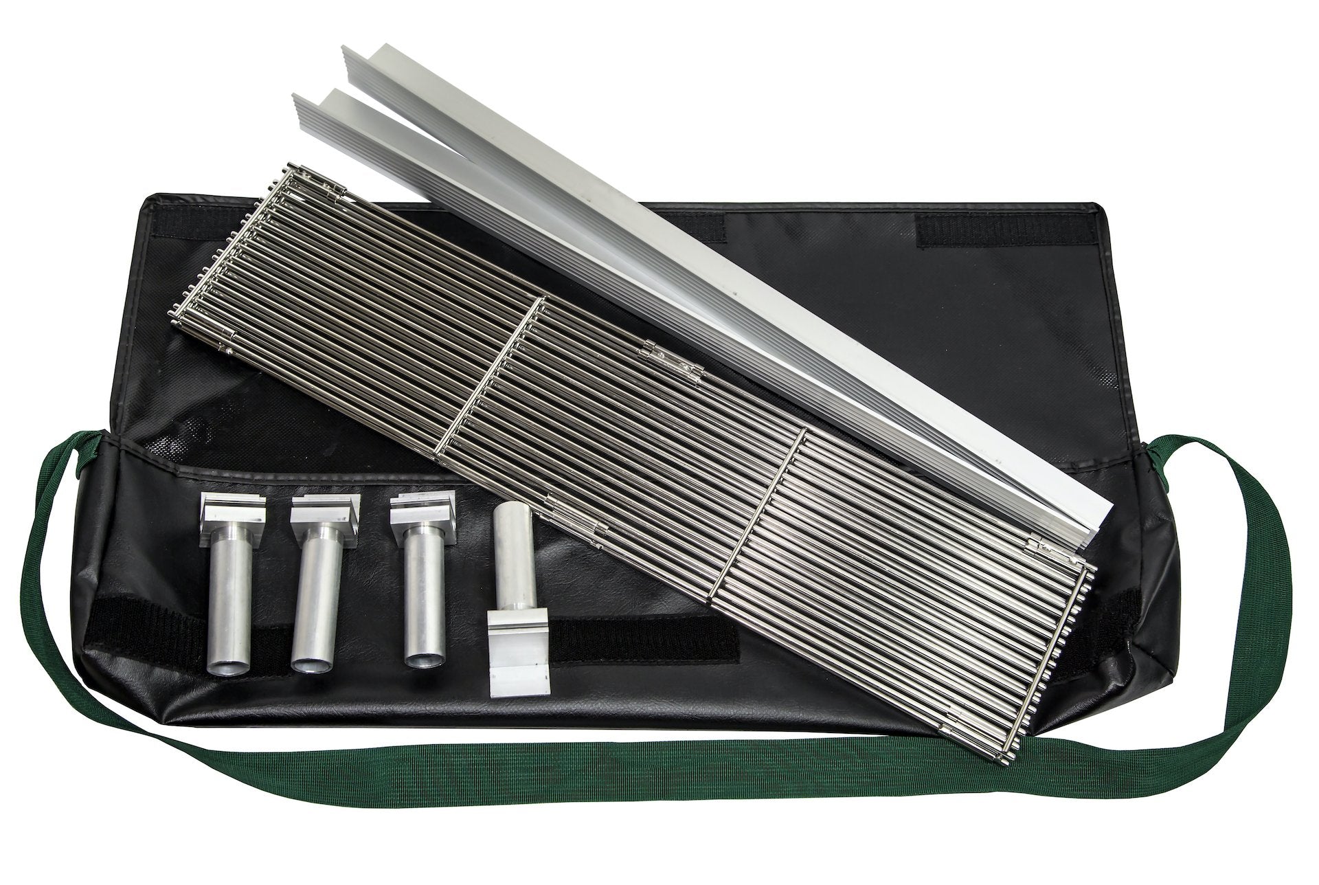 FireSide Pop-Up Pit Tri-Fold portable grilling grates - KBM Outdoors