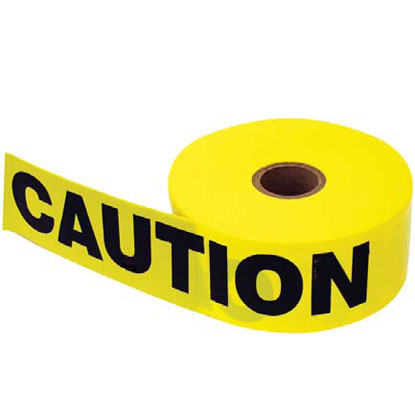 BARRICADE CAUTION TAPE - YELLOW - KBM Outdoors