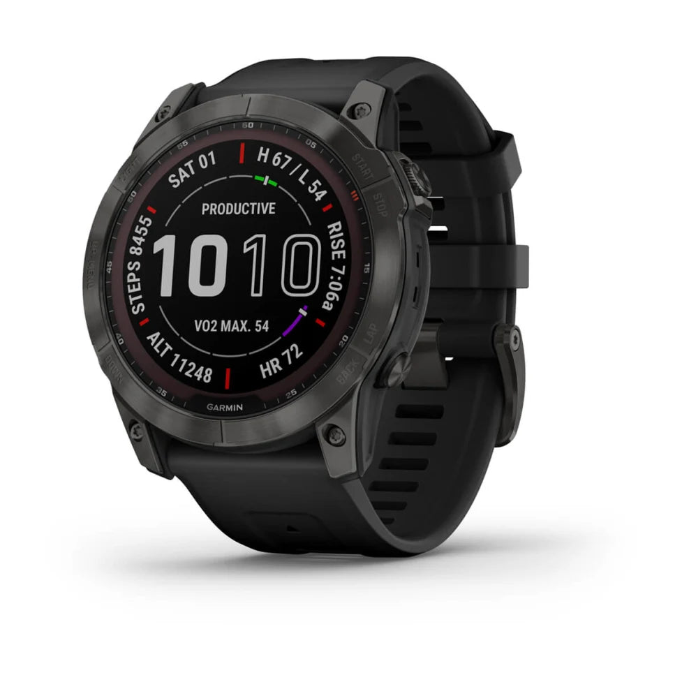 Garmin fēnix® 7X Watch– Solar Edition (010-02541-XX) - KBM Outdoors