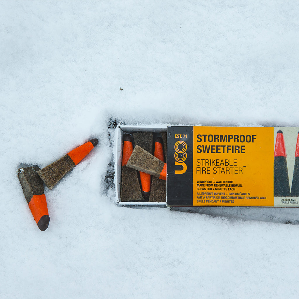 Stormproof Sweetfire Strikeable Fire Starter - 8 PACK - KBM Outdoors