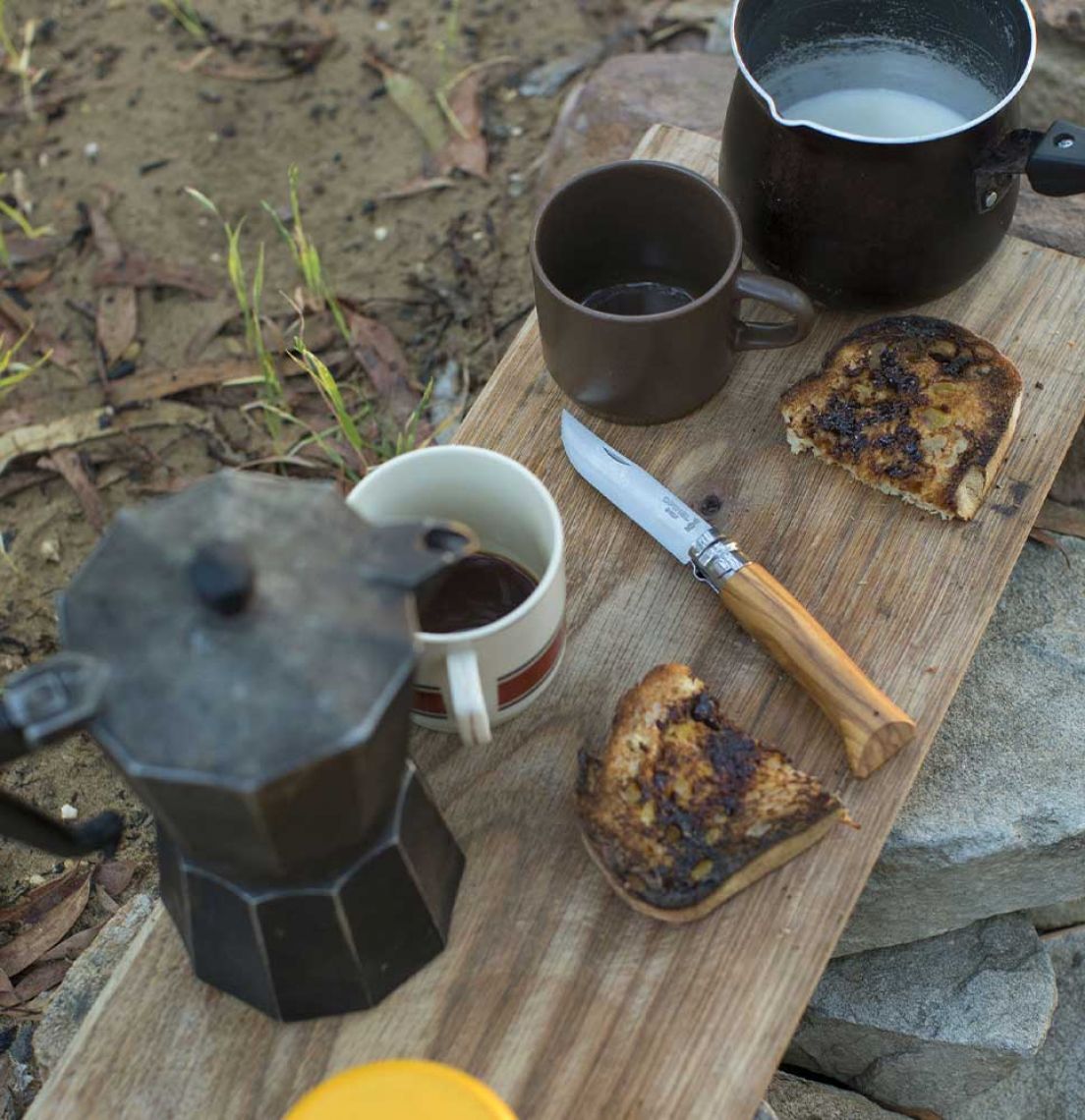 Opinel N°08 Olive Wood + Sheath - Gift Box Set - KBM Outdoors