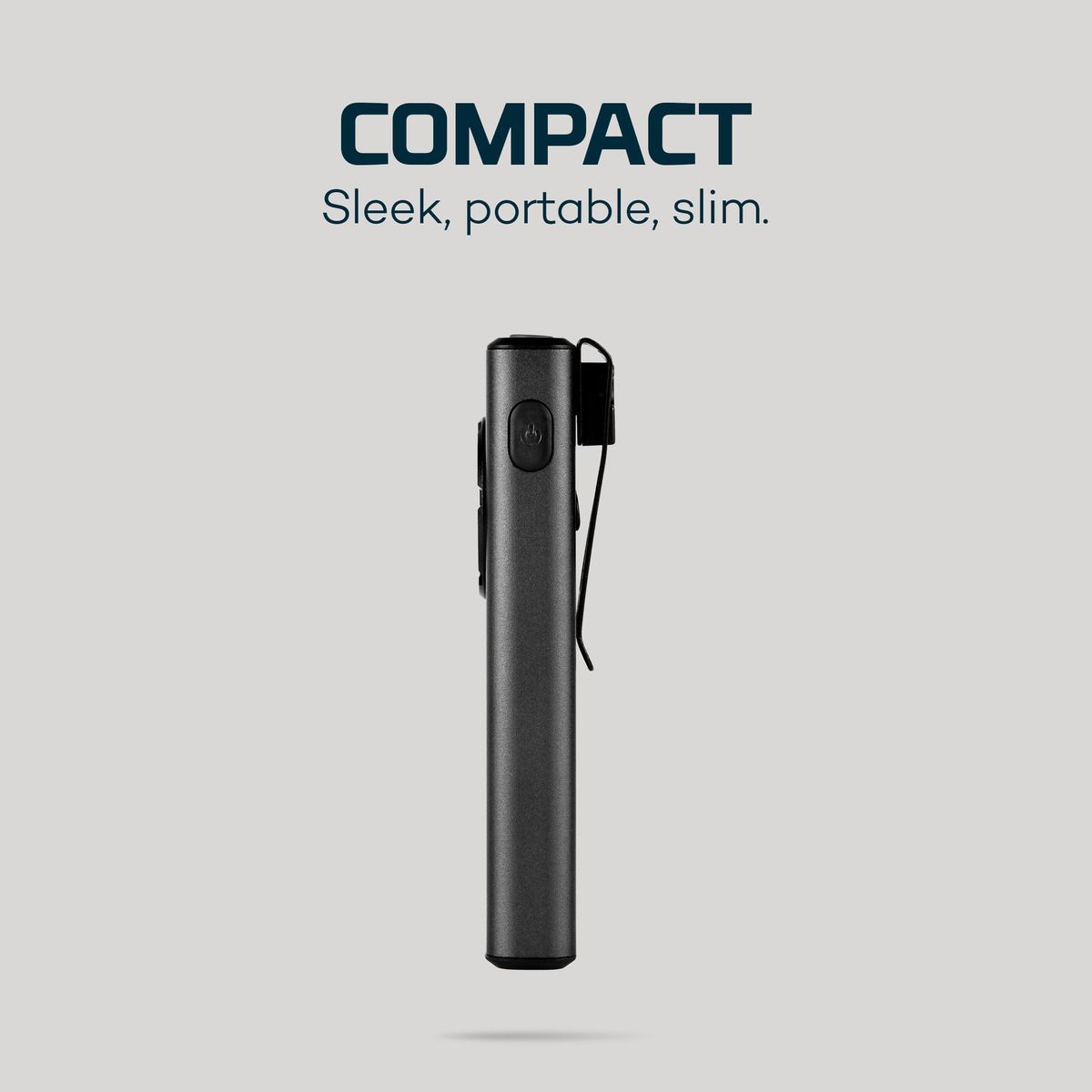 Nebo SLIM+ 1200 - Powerful Rechargeable Pocket Light with Laser Pointer and Power Bank - KBM Outdoors