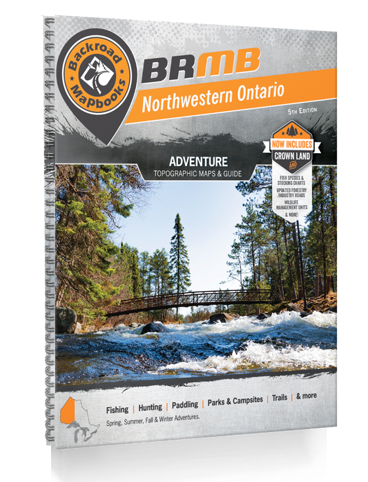 NORTHWESTERN ONTARIO - 5TH EDITION BACKROAD MAPBOOKS - KBM Outdoors