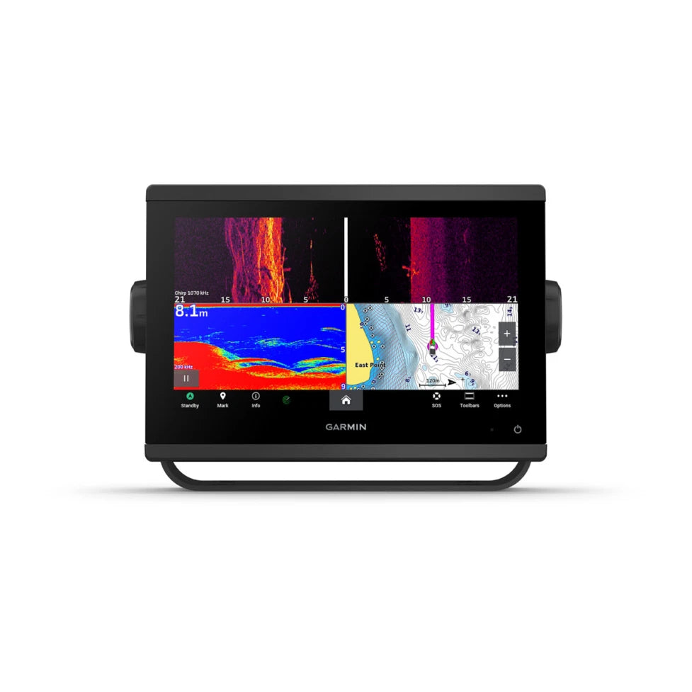 Garmin GPSMAP 923xsv SideVü, ClearVü and Traditional CHIRP Sonar with Worldwide Basemap (010-02366-02) - KBM Outdoors