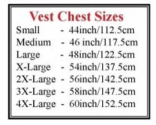 Deluxe 14 Pocket Cruiser Vest- Red Cotton with Reflective Striping - KBM Outdoors