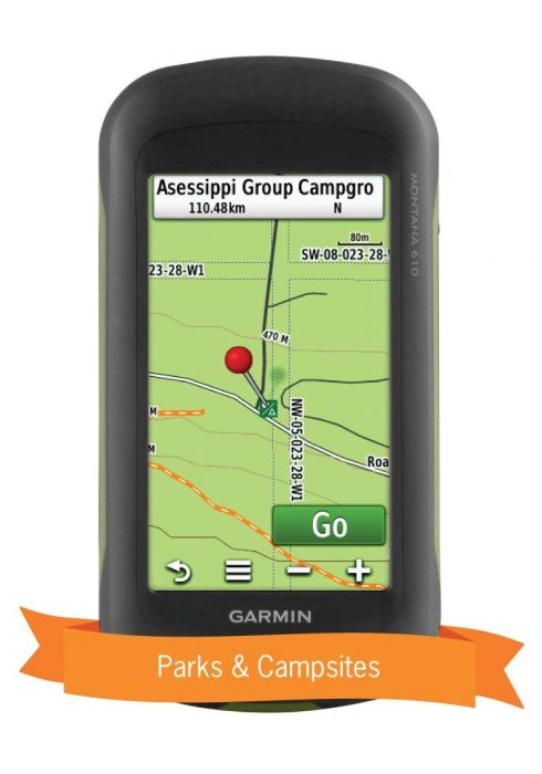 Backroad Map for Garmin GPS - SD Card Ontario & Manitoba - KBM Outdoors