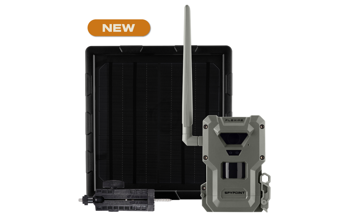 SpyPoint FLEX-M2 SOLAR BUNDLE Cellular Trail Camera