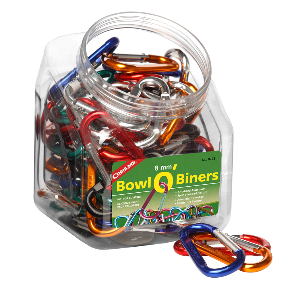 Coghlans Bowl of Carabiners 8mm (1 piece)