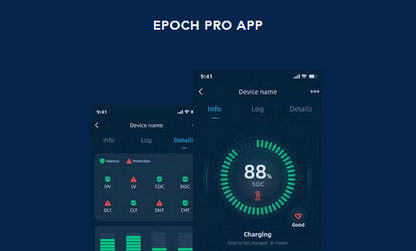 EPOCH 12V 50Ah | Bluetooth | LiFePO4 Battery - Epoch Essentials