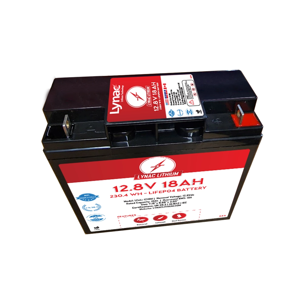Lynac Lithium 12.8V 18AH Battery - KBM Outdoors