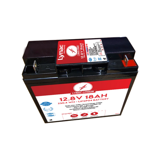 Lynac Lithium 12.8V 18AH Battery - KBM Outdoors