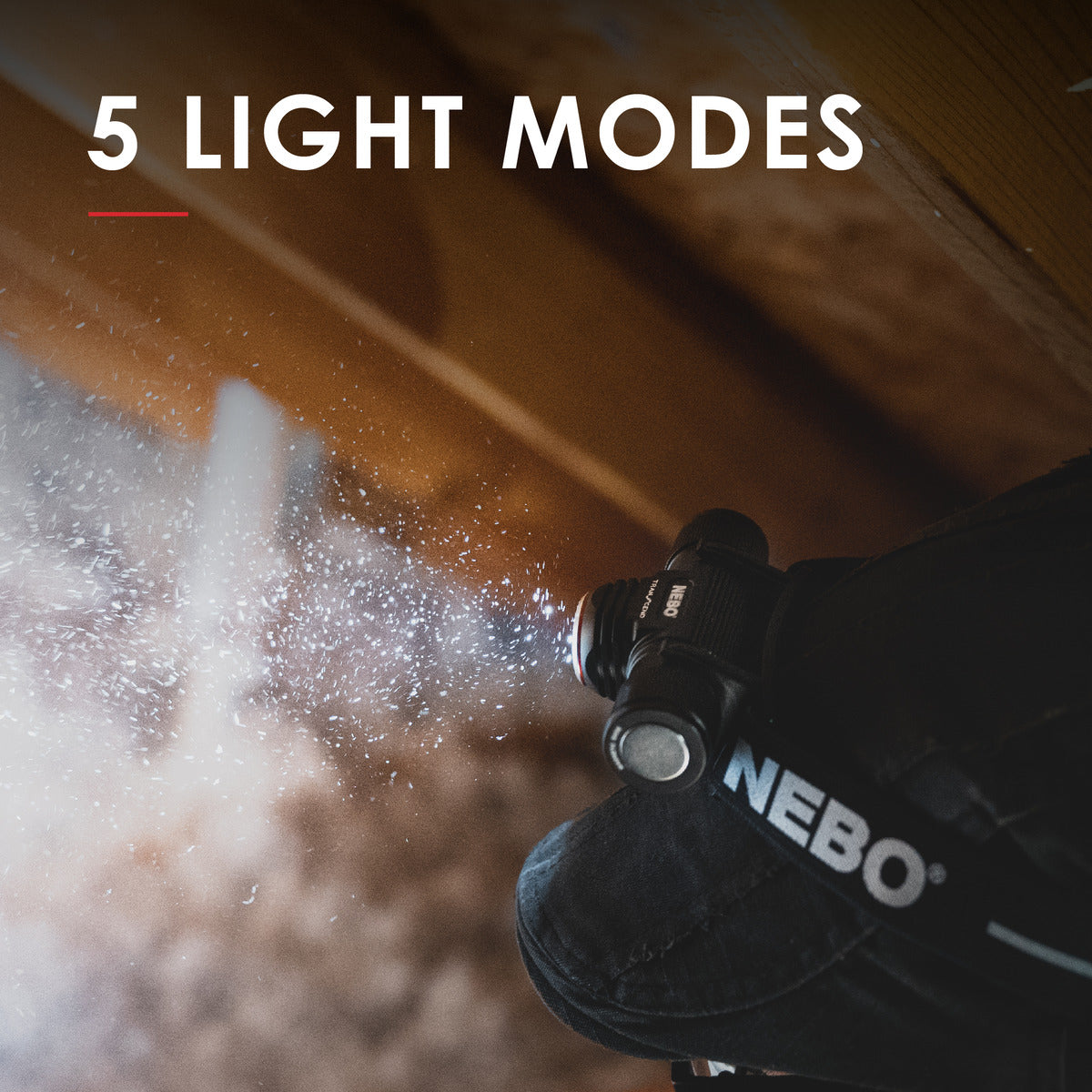 NEBO Transcend 1k Rechargeable Headlamp & Flashlight - KBM Outdoors