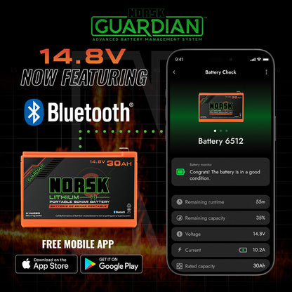 Norsk 14.8V 30Ah Lithium-Ion Battery with Charger