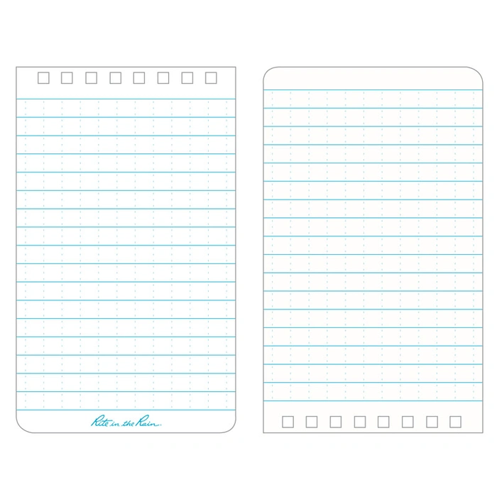 Rite in the Rain Top Spiral Notepad 3"x 5" - Yellow Bilingual - No: YE35BL