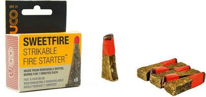UCO Stormproof Sweetfire Strikeable Fire Starter - 8 Pack