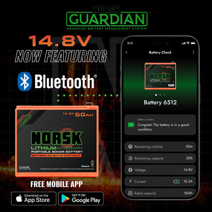 Norsk 14.8V 50Ah Lithium-Ion Battery with Charger