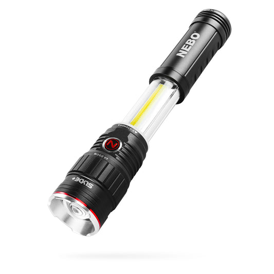 Nebo Slyde+ 400 Black White COB 400 Lumens Flashlight - KBM Outdoors