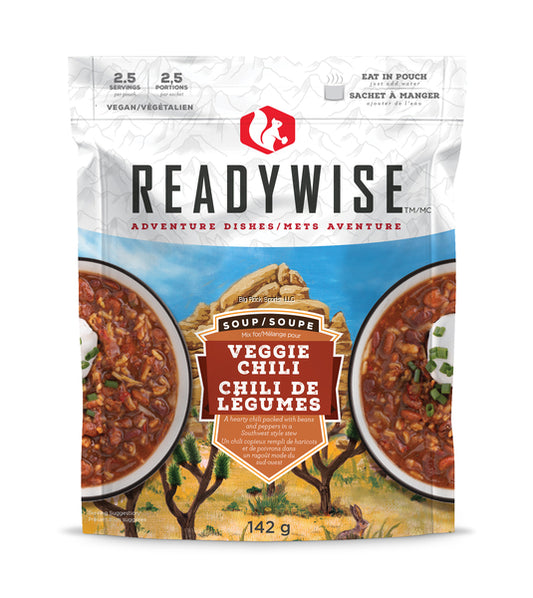 Readywise - Veggie Chili Soup Dehydrated Food Pack
