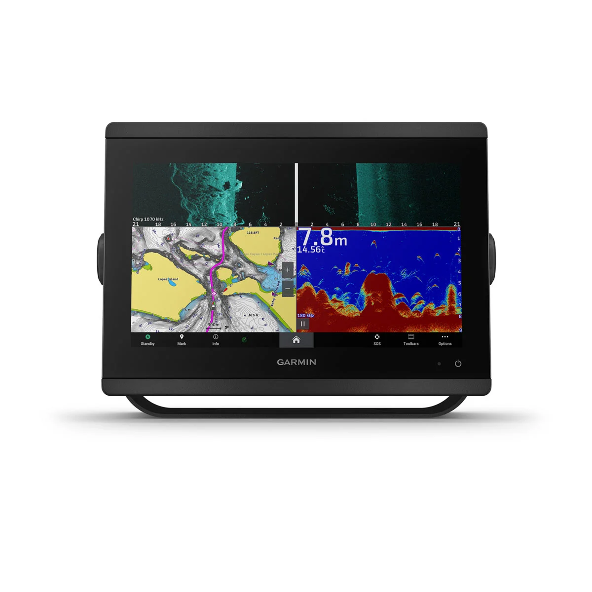 Garmin GPSMAP 8412xsv With Worldwide Basemap and Sonar - 010-02092-02