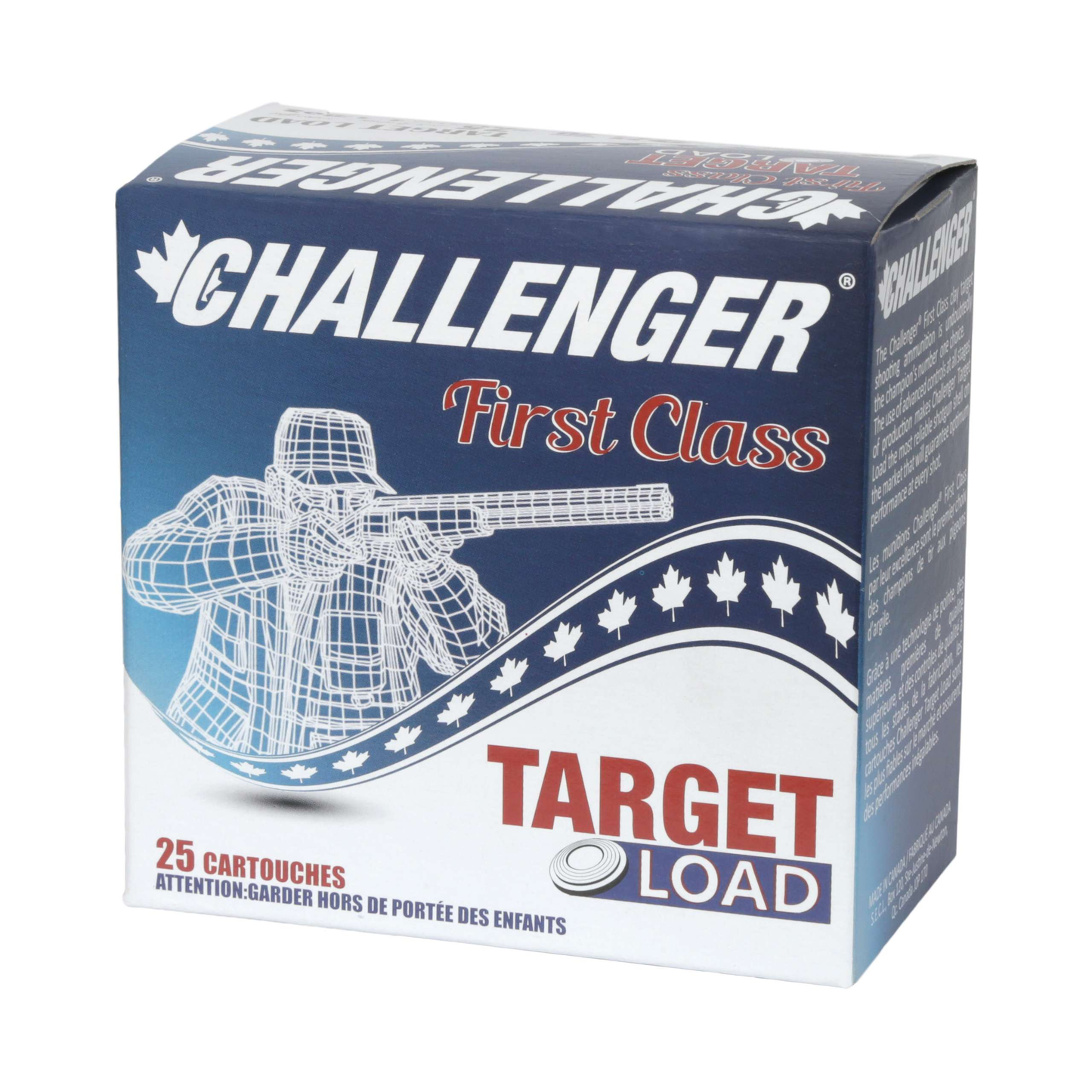Challenger 12 Gauge Target Load 2 ¾ Drams. 7.5 Shot