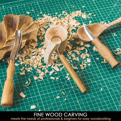 BeaverCraft Spoon Carving Set with Gouge (S14)