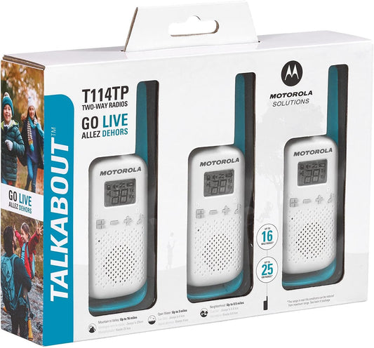 Motorola T114TP Talkabout Two Way Radio (3 pack) - KBM Outdoors