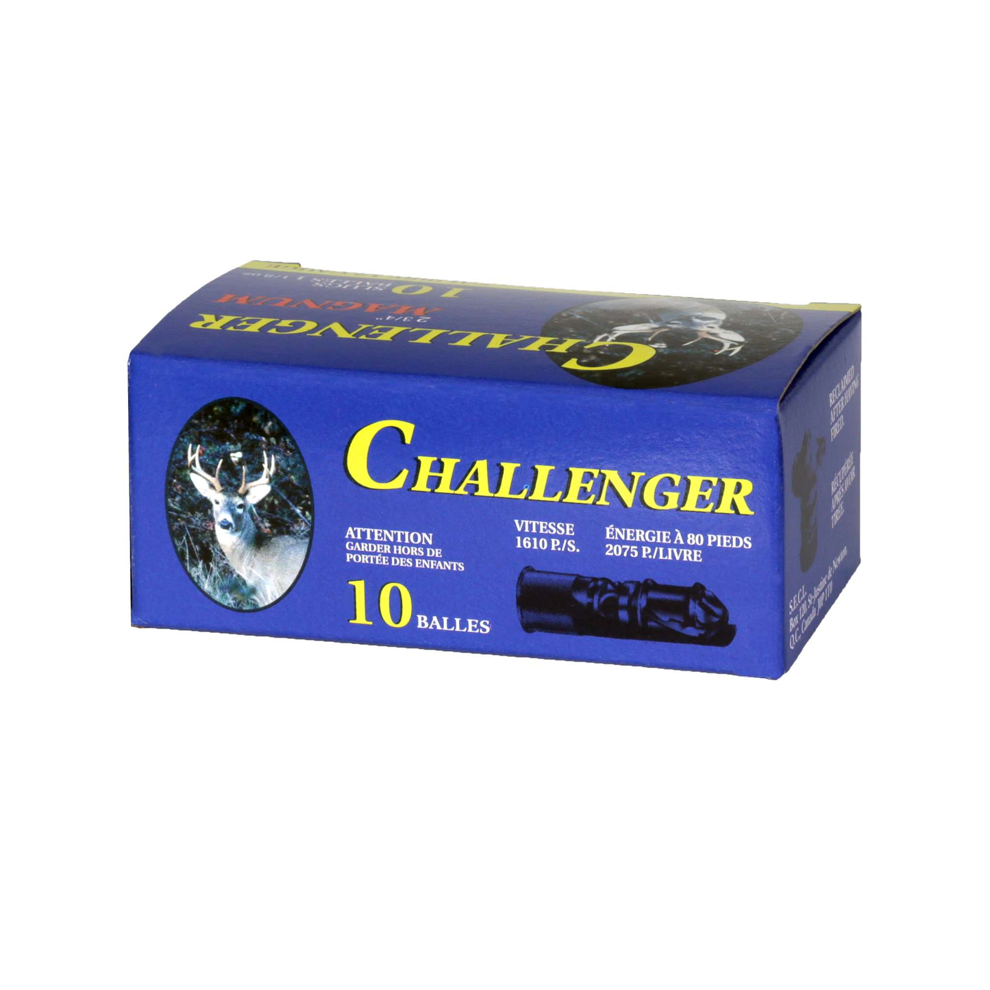 Challenger Shotshell 2 3/4 12 Gauge Slug