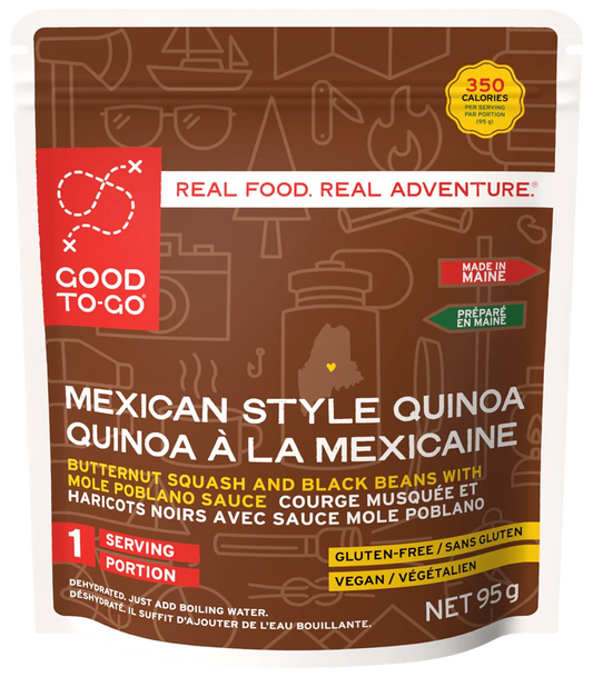 Good To Go Food - Plat de quinoa style mexicain déshydraté