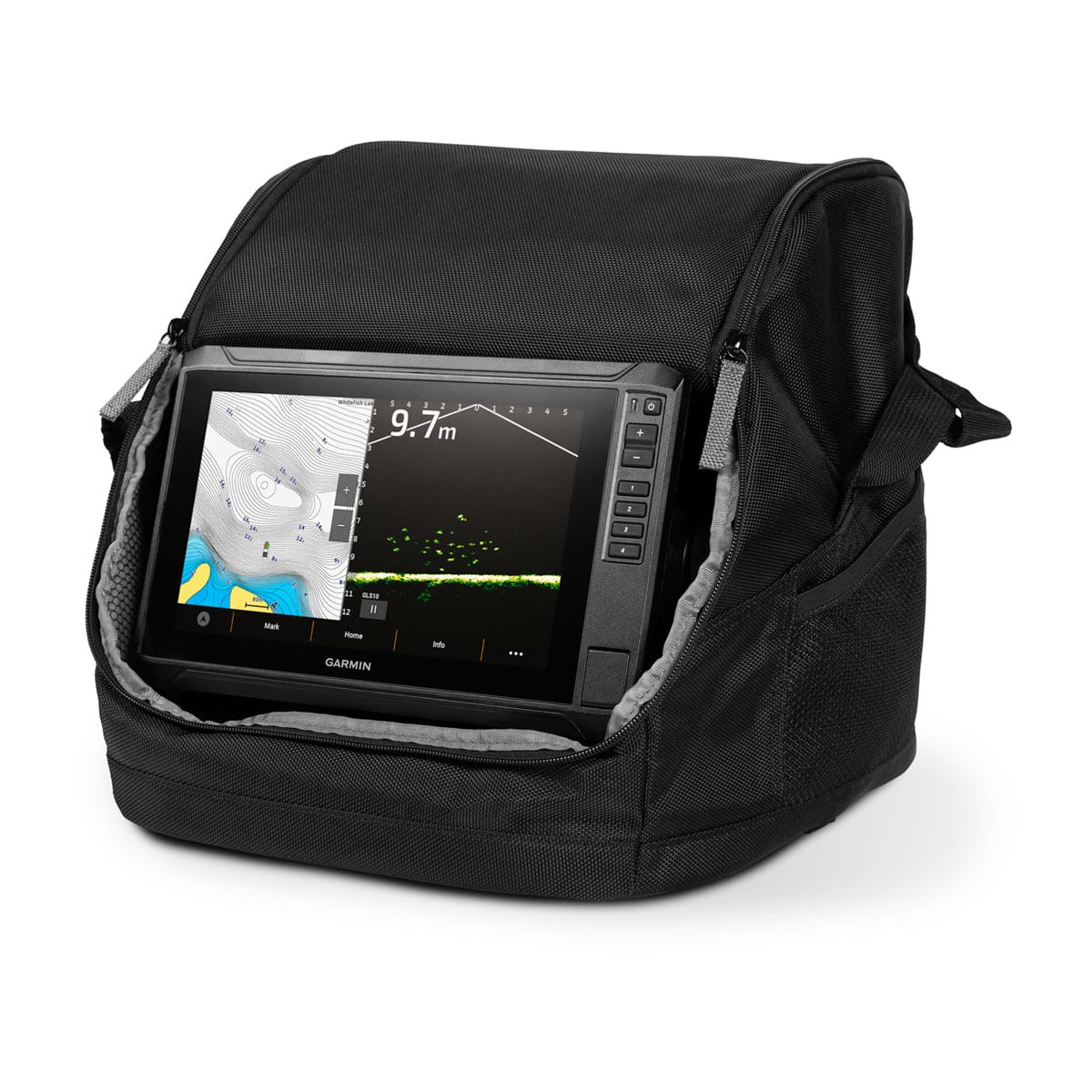 Garmin LiveScope Plus Lithium-ion Ice Fishing Bundle w Echomap UHD2 95sv (010-02690-35)