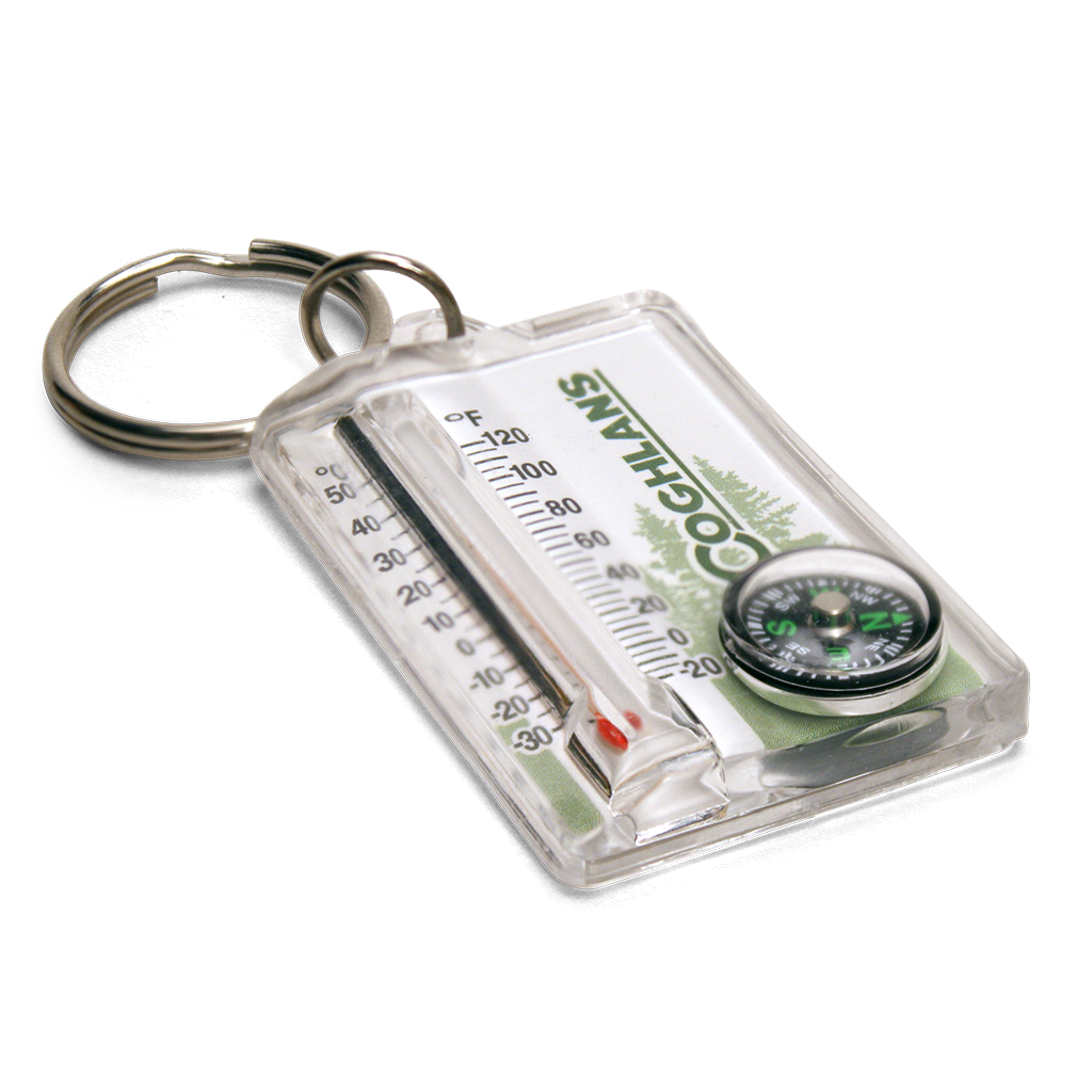 Coghlan's Thermometer & Compass Key Ring