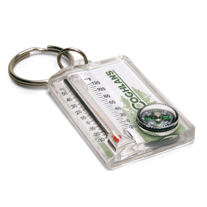 Coghlan's Thermometer & Compass Key Ring