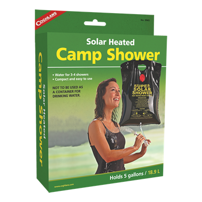 Coghlan's Solar Heated Camp Shower - KBM Outdoors