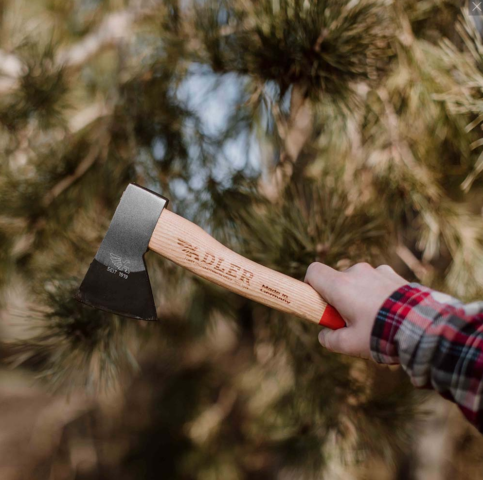 Adler Scout Hatchet - 0.66 lb - 11.8" Hickory Handle - No. AD280