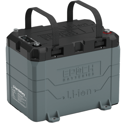 EPOCH 12V 100Ah LiFePO4 Lithium Battery - Bluetooth, Heating, Waterproof