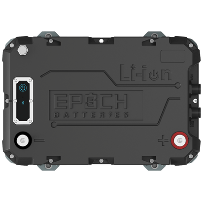 EPOCH 12V 100Ah LiFePO4 Lithium Battery - Bluetooth, Heating, Waterproof