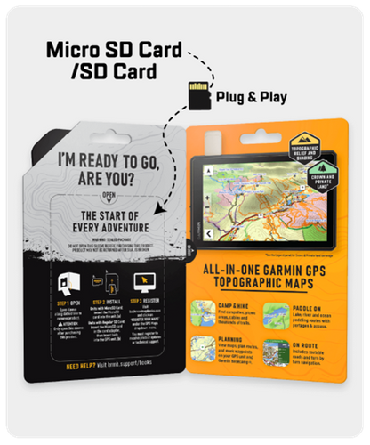 Backroad Maps GPS TOPO for Garmin Handhelds - SD Card - Alberta