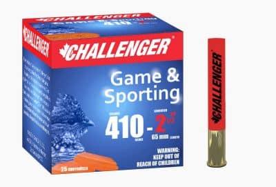 Challenger Ammo 10064 Standard 1006 Shotshell 410 GA 2-1 1/2 oz 1200 fps Box of 25