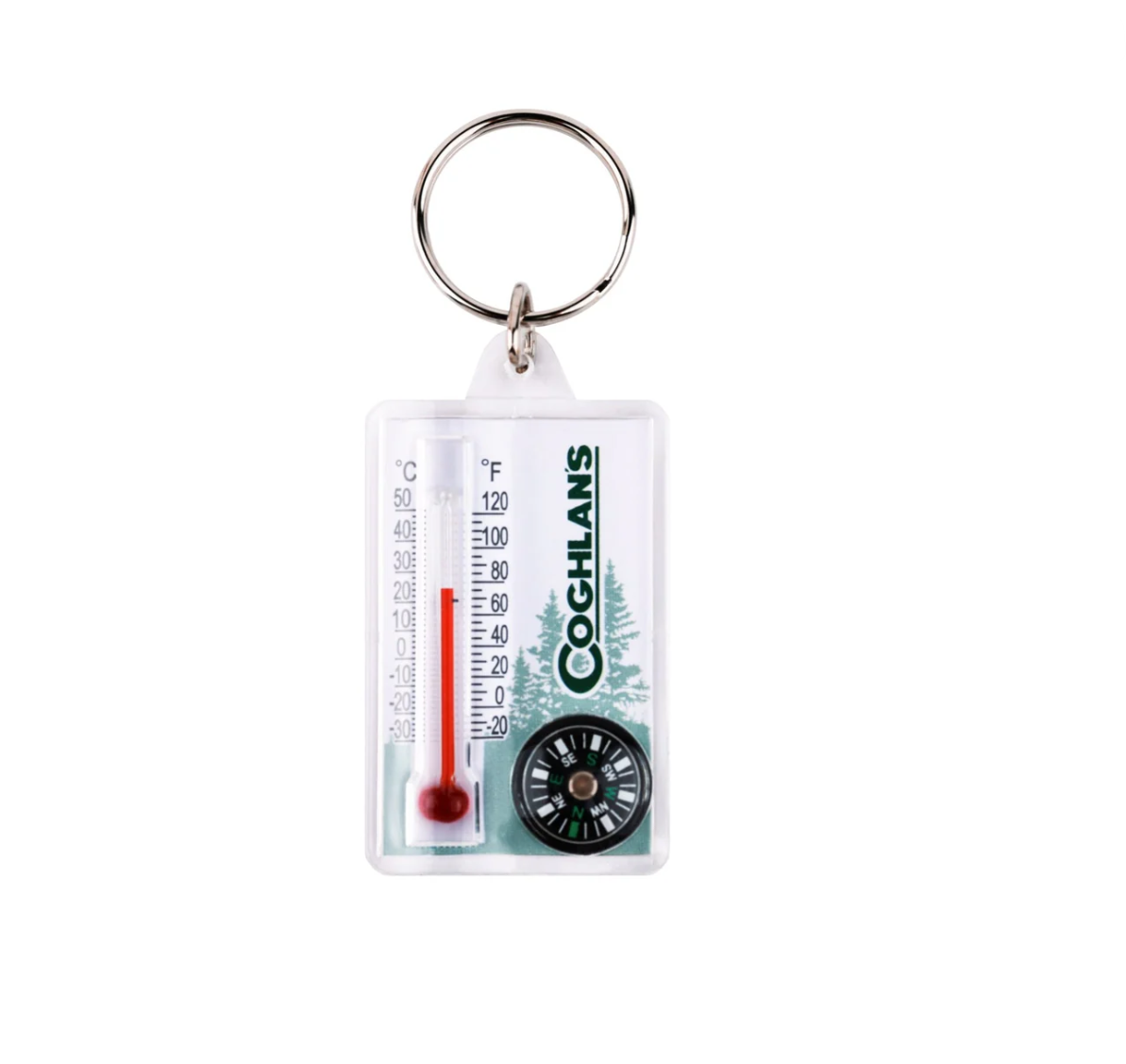 Coghlan's Thermometer & Compass Key Ring