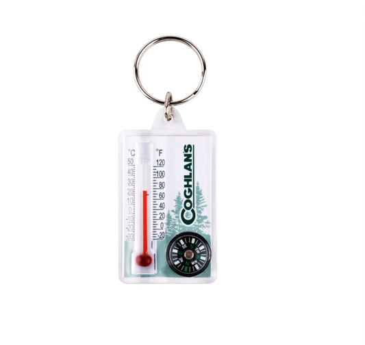 Coghlan's Thermometer & Compass Key Ring