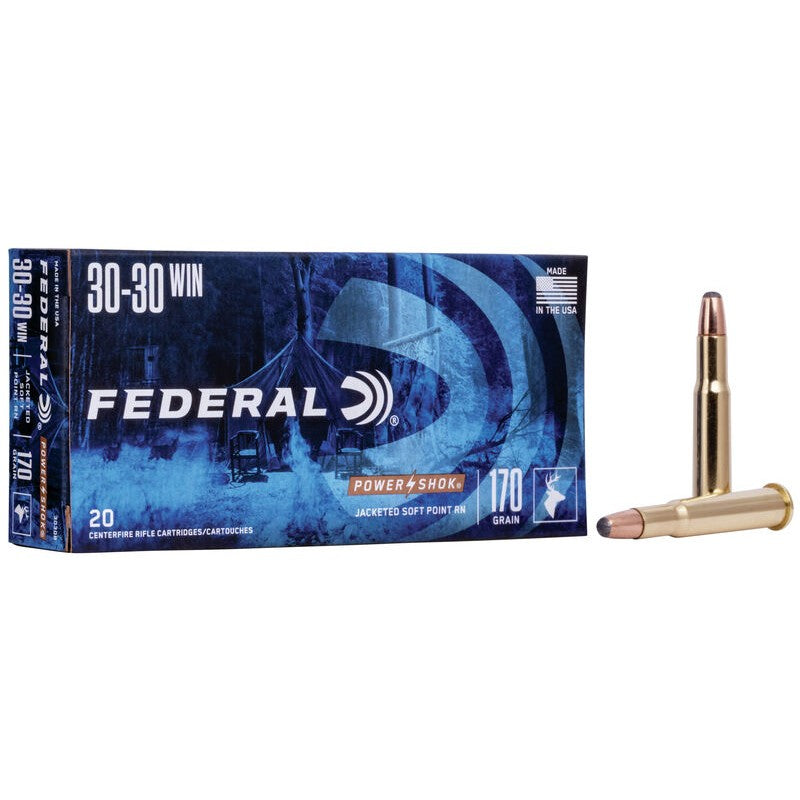 Federal Power-Shok Rifle 30-30 Win 170 Grain