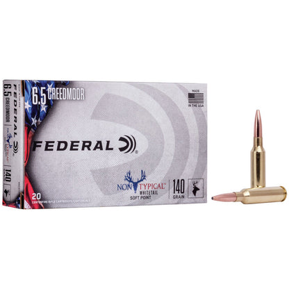 6.5 Creedmoor 140 Grain Non Typical Soft Point Ammunition