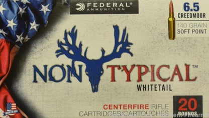 6.5 Creedmoor 140 Grain Non Typical Soft Point Ammunition