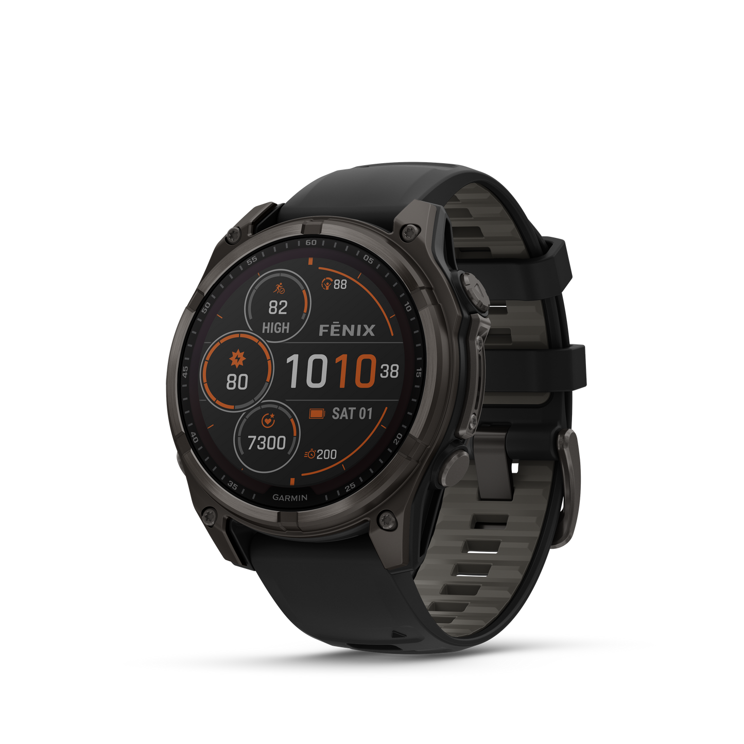 Garmin Fenix 8 47mm Sapphire Solar Carbon Gray (010-02906-10) MRP