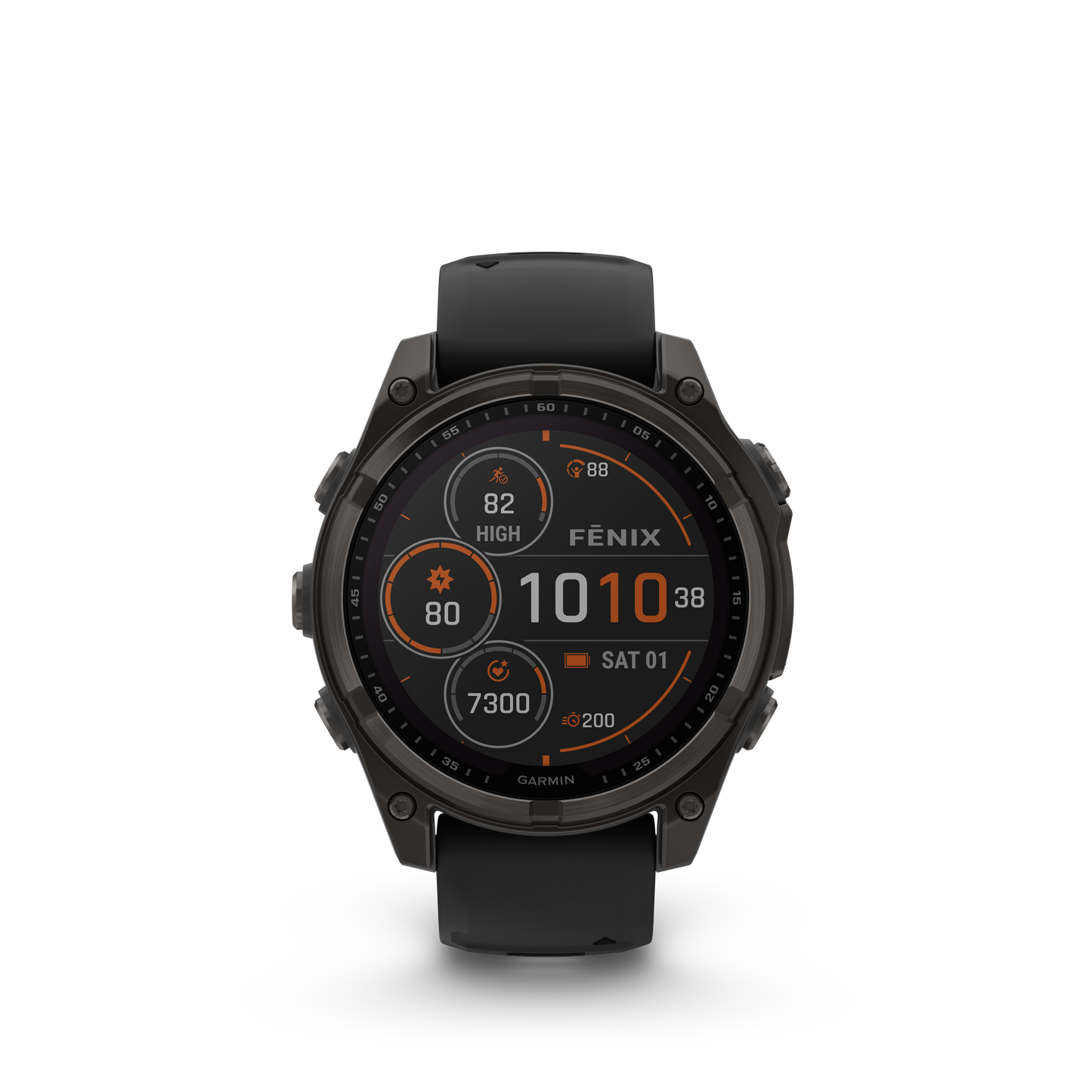 Garmin Fenix 8 47mm Sapphire Solar Carbon Gray (010-02906-10) MRP